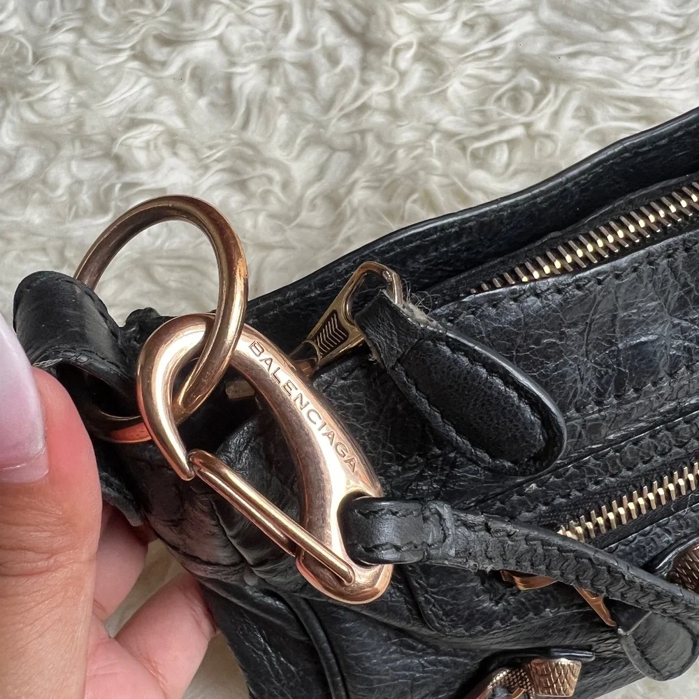 Firm | Balenciaga Motorcross Classic City Pochette Bag - Picture 6 of 12